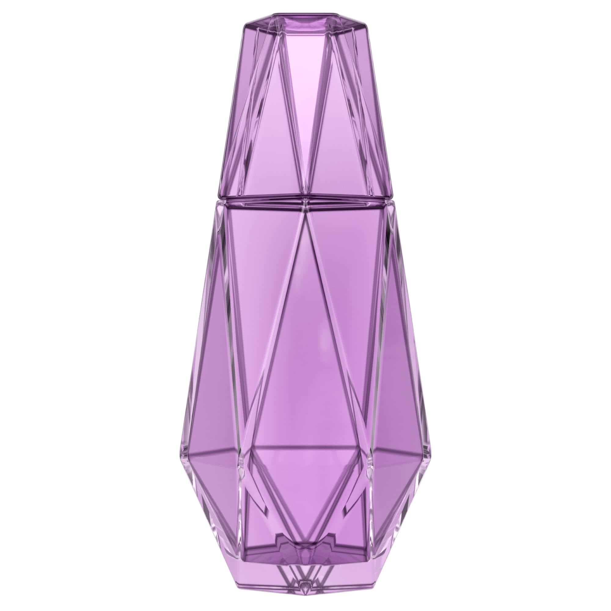 American Atelier Geometric Bedside Carafe and Tumbler Glass Lid - 37 oz.