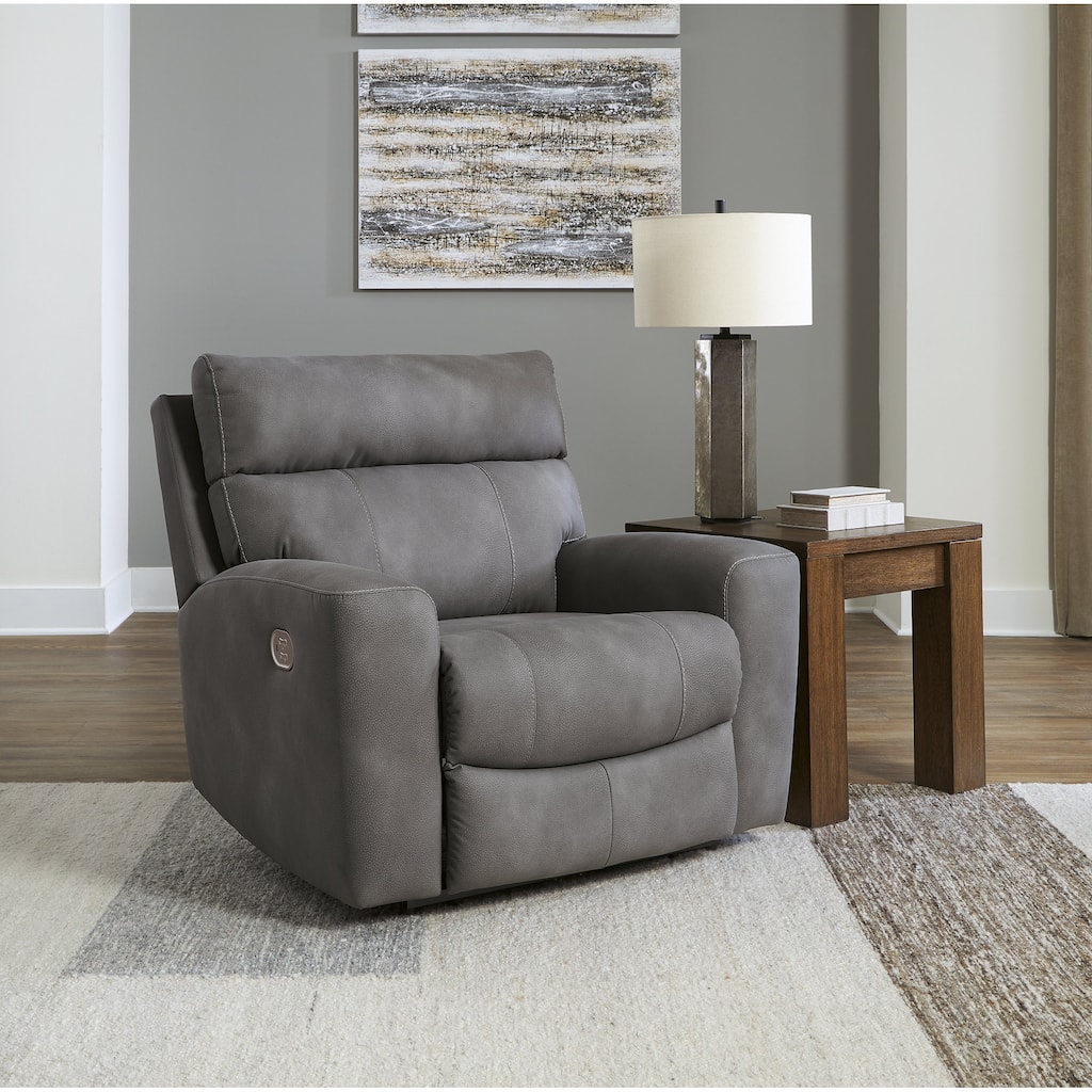 Signature Design by Ashley Next-Gen DuraPella Gray Power Recliner