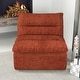 preview thumbnail 15 of 29, Modern Comfy Fabric Lazy Floor Sofa Lounge Chair Bean Bag Couch（5 Colors）