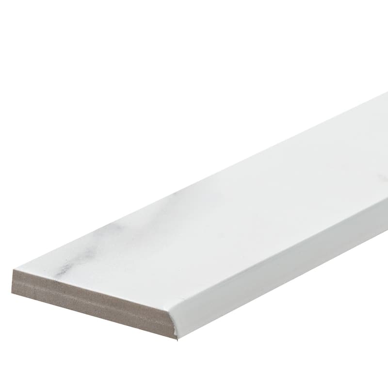 The Tile Life Tmolus 2x13 Grey Ceramic Bullnose Wall Tile - 2 x 13 - 1 Piece