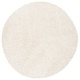 preview thumbnail 111 of 254, SAFAVIEH August Shag Solid 1.2-inch Thick Area Rug 12' Round - Ivory - Round