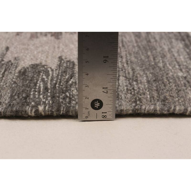 Ankara FW Grey Kilim 5'4" x 8'1" - 5'4 x 8'1