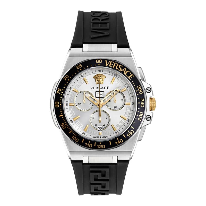 Versace Greca Extreme Chrono Silicone Watch