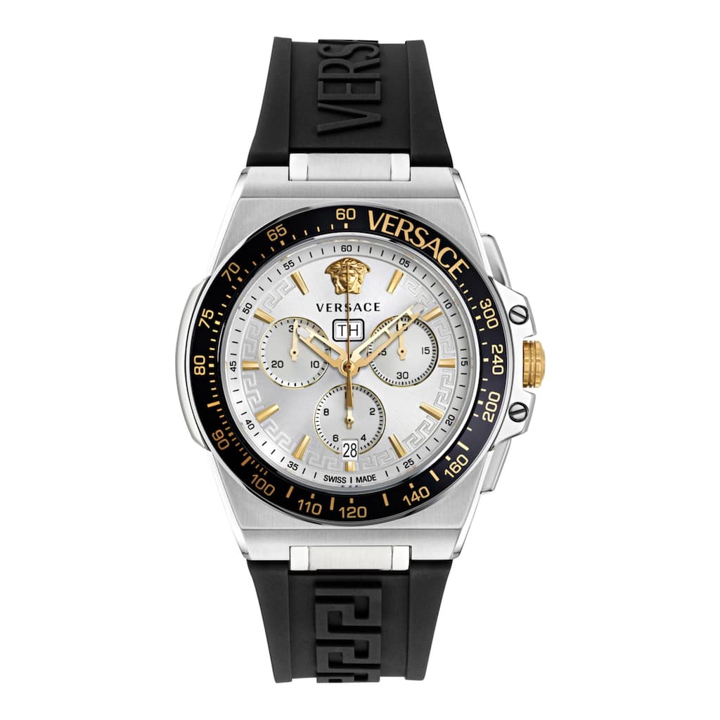 Versace Greca Extreme Chrono Silicone Watch