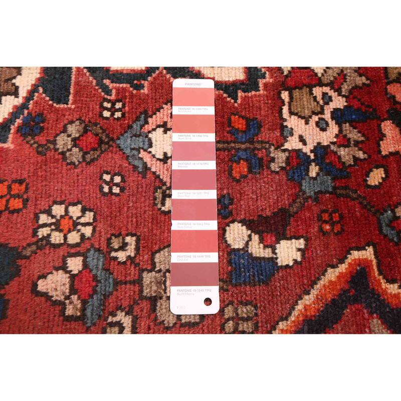 ECARPETGALLERY Hand-knotted Anadol Dark Red Wool Rug - 4'0 x 6'9