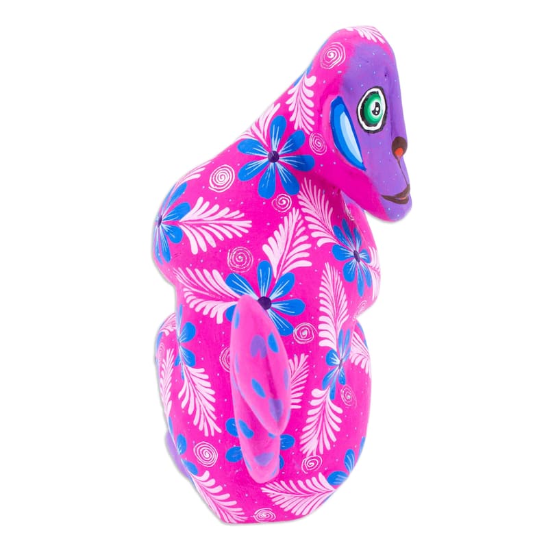Novica Handmade Playful Soul In Azalea Wood Alebrije Figurine