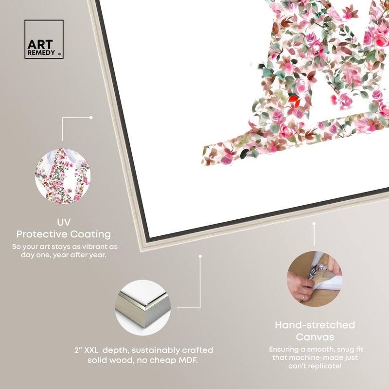 Makes Me Believe Bow Canvas by Art Remedy