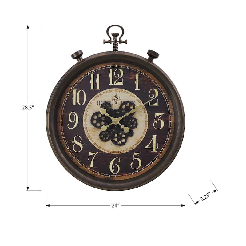 24" Round Wall Clock