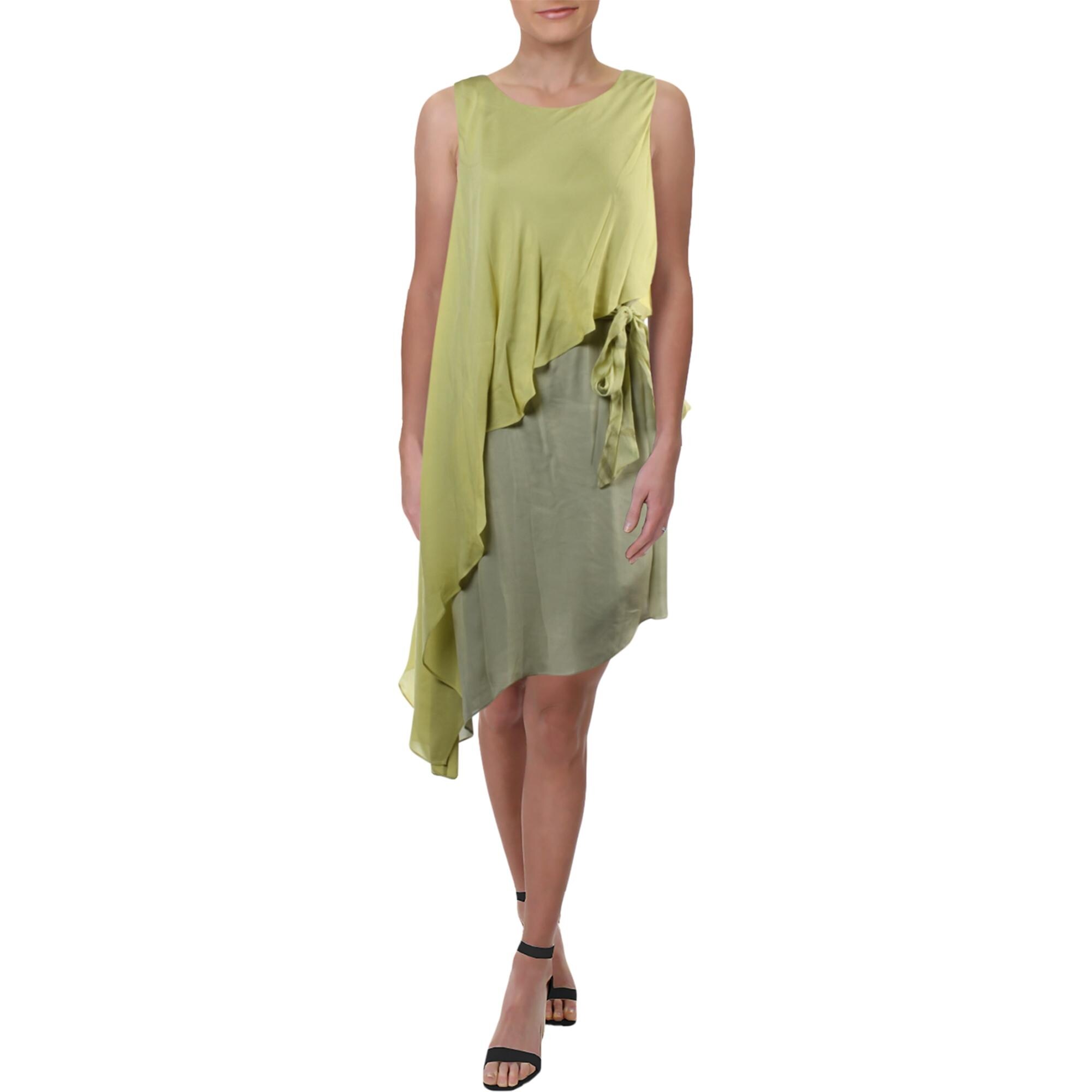 colorblock cocktail dress