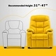 preview thumbnail 13 of 56, MCombo Big Kids Recliner Chair with Cup Holders , Velvet Fabric