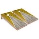 preview thumbnail 1 of 5, Yellow Pyramid Outdoor Cornhole Set All-Weather 2x4 - Include ALL Accessories