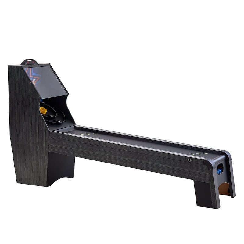 9 Feet Roll and LED Electronic Score Arcade Game Table with 4 Balls Ideal for Party and Holiday - 107 x 24.4 x 60.6 in