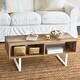 preview thumbnail 2 of 26, Household Essentials Rectangular TV Stand Coffee Table and Storage - 15.8"L x 39.4"W x 15.8"H