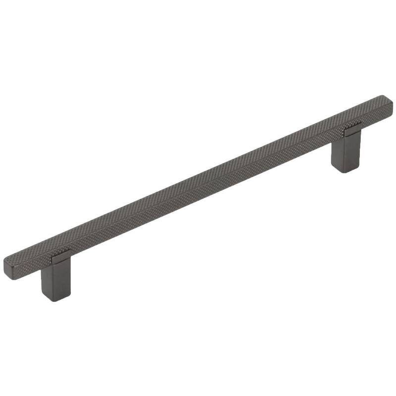 Schaub and Company Quadrato 6-5/16" Center to Center Industrial Modern - Gun Metal