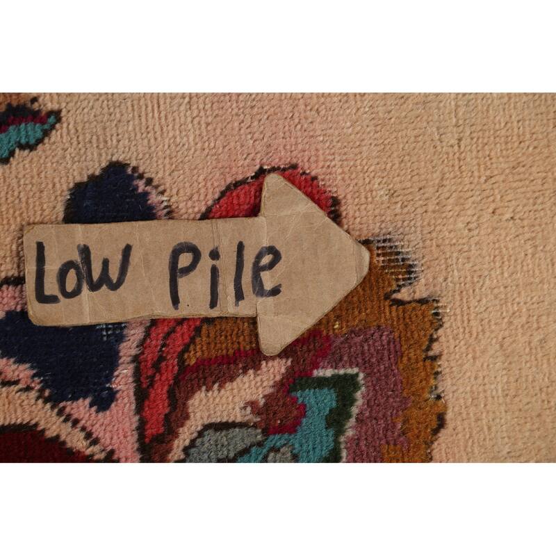 Hand Knotted Oriental 100% Wool Carpet Traditional Floral Beige & Ivories Art Deco Area Rug - 12' 10'' X 9' 5''