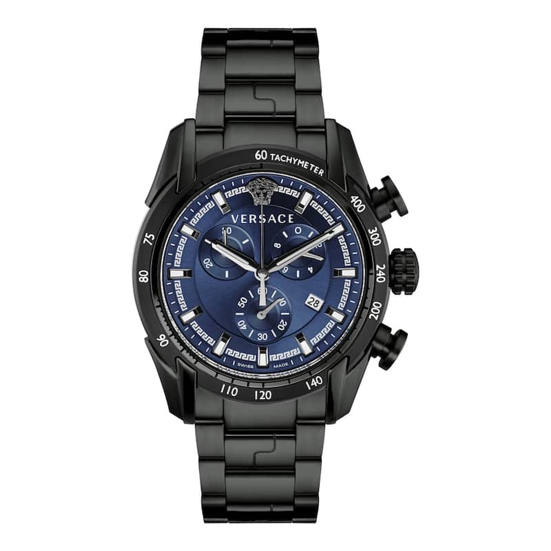 Versace V-Ray Strap Watch - Black