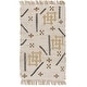 preview thumbnail 7 of 7, Belfast Wool Blend Area Rug by Kosas Home 5x8 - Ivory Multi