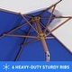 preview thumbnail 109 of 111, Autlaycil 7.5FT Patio Umbrella with Tilt and Crank