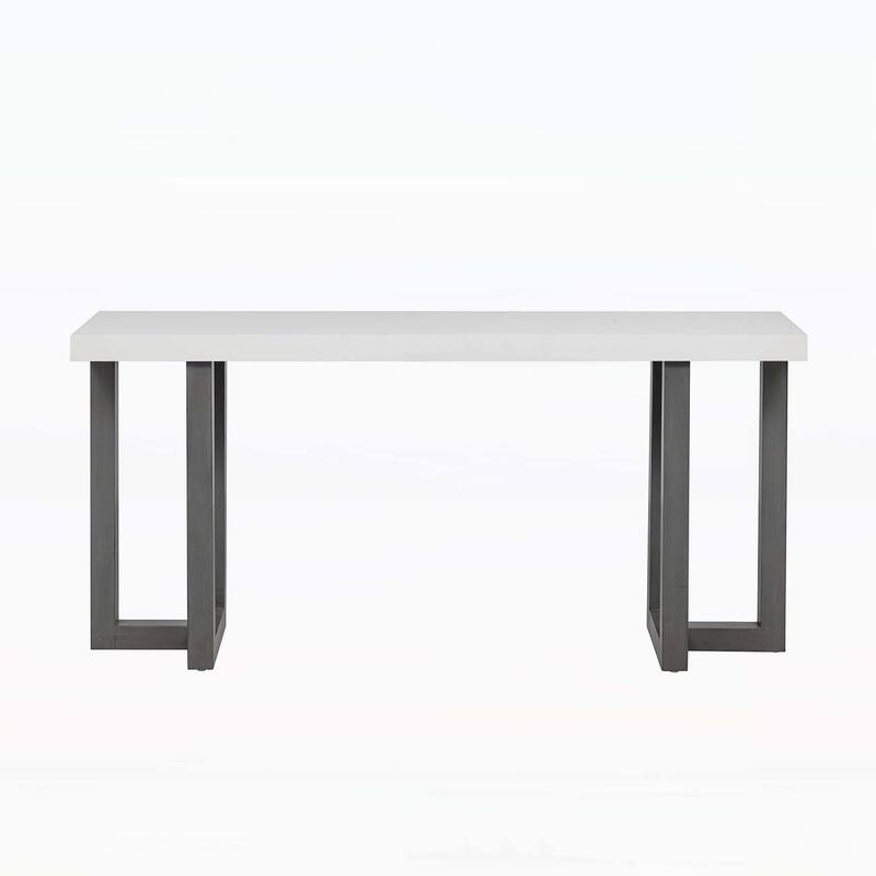 Modern and Classic Console Table with Wood Legs