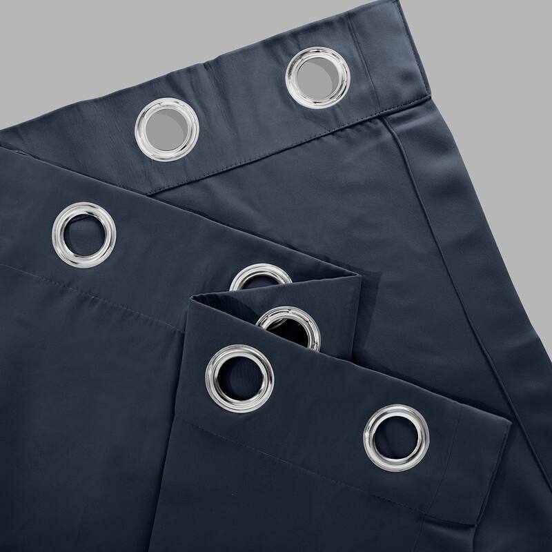 Exclusive Fabrics Extra Wide Room Darkening Grommet Curtain 120 Inch (1 Panel)