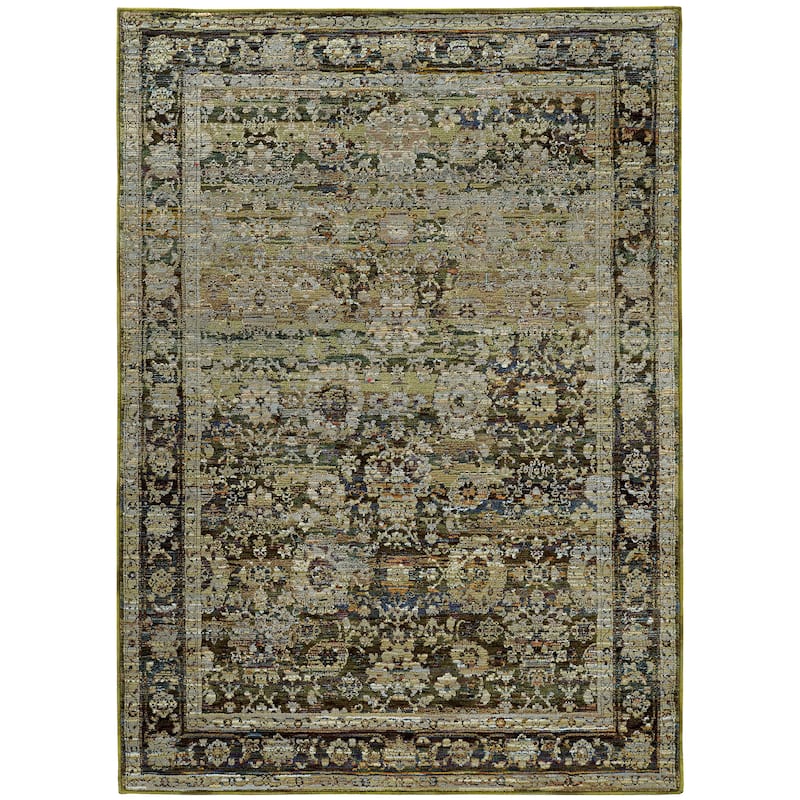 Style Haven Mohawk Faded Classic Border Area Rug