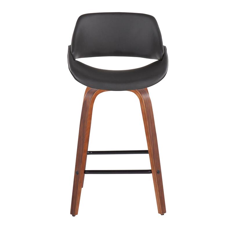 Carson Carrington Svellingen 26" Fixed-Height Counter Stool with Square Footrest (Set of 2)
