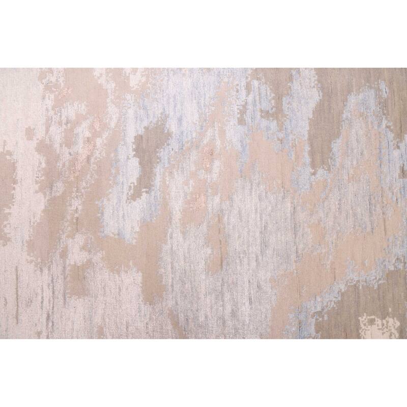 ECARPETGALLERY Hand-knotted Legacy Grey Silk, Wool Rug - 7'11 x 9'11