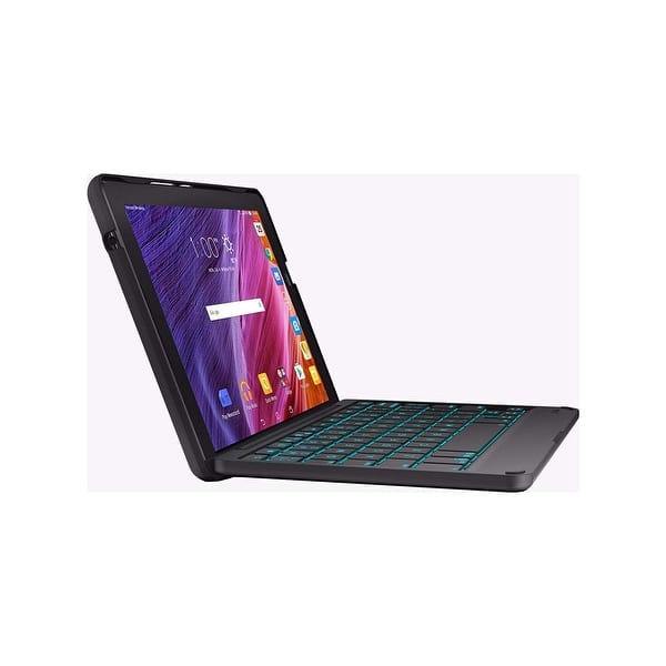 Shop Zagg Folio Case W Backlit Keyboard For Asus 8 Zenpad Z8 Tablet Black Overstock 22889276