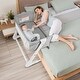 preview thumbnail 3 of 5, Babyjoy Baby Side Bedside Sleeper Washable Mattress Height Adjustable