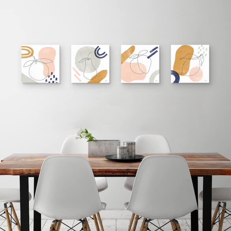 Kitchen Table I-IV by Laura Marshall Canvas Art Prints
