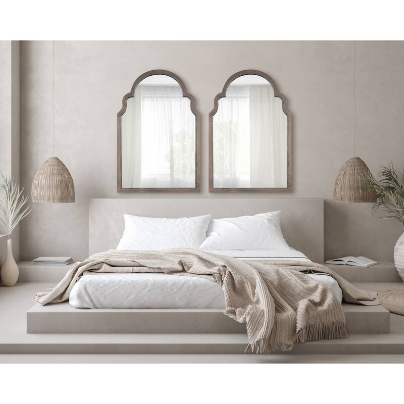 Kate and Laurel Hogan Arch Framed Mirror
