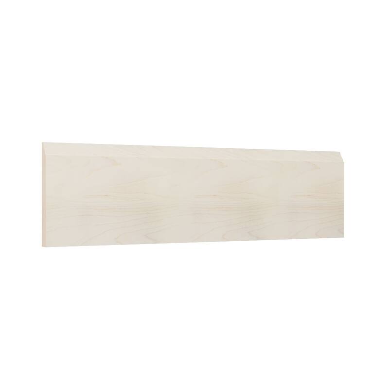 WM618: 9/16-in D x 5-1/4-in W x 96-in L Americraft Solid Hardwood Stain Grade Ogee Base Moulding