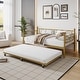 preview thumbnail 18 of 29, Twin Metal Daybed Frame Gold_Twin - Twin