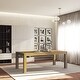 preview thumbnail 3 of 5, Midtown Concept Pietra Two-tone Acacia Wood Dining Set