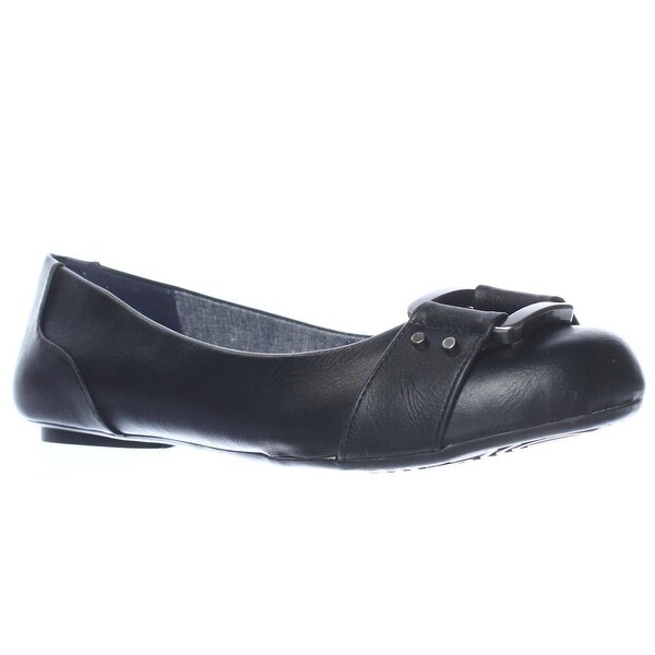 dr scholls flats black
