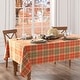preview thumbnail 1 of 3, Hawley Plaid Harvest Cotton Tablecloth