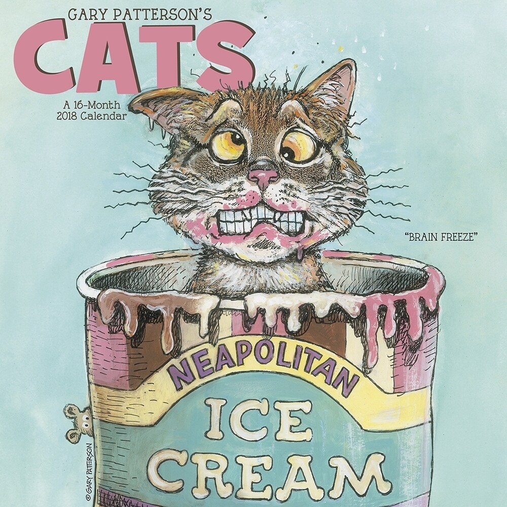 Shop Gary Patterson S Cats Wall Calendar Funny Cats By Acco