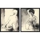 preview thumbnail 1 of 1, Lanie Loreth 'Figurative Woman' Framed Art (Set of 2)
