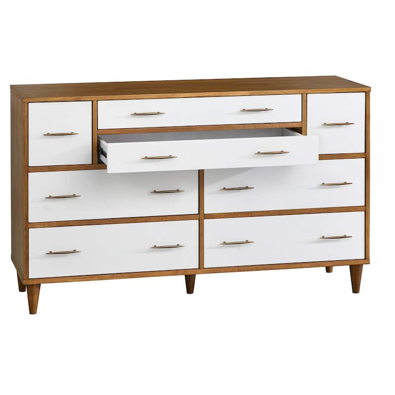 Lifestorey Ana 8-Drawer Mid-Century Modern Dresser