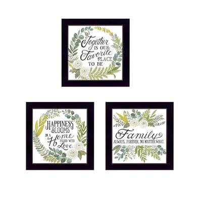 Trendy Decor 4U "Together Is Our Favorite Place to Be!" Printed Framed Wall Art by Deb Strain