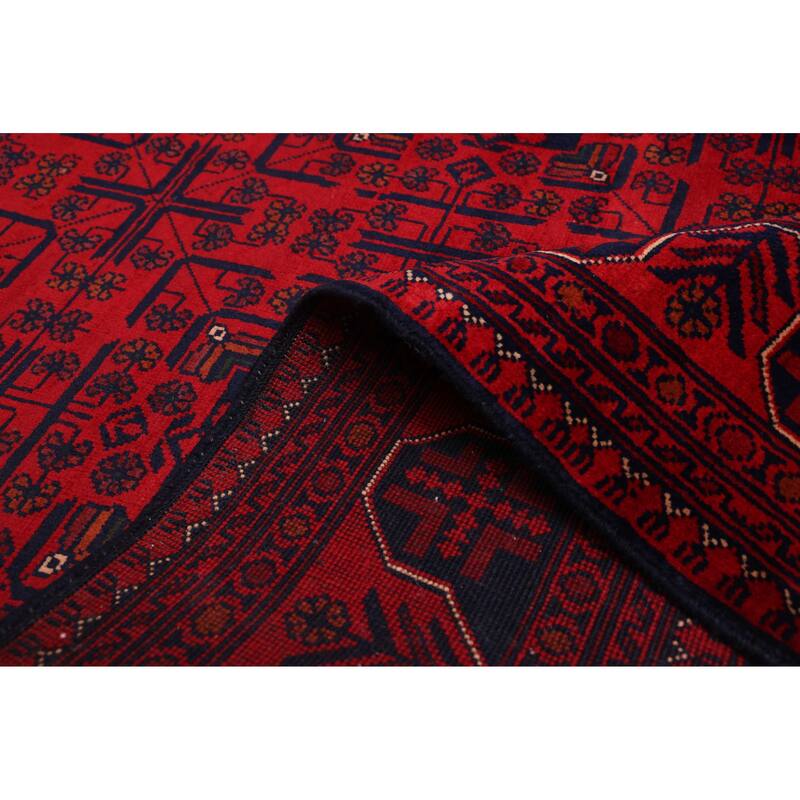 ECARPETGALLERY Hand-knotted Finest Khal Mohammadi Red Wool Rug - 5'7 x 8'9