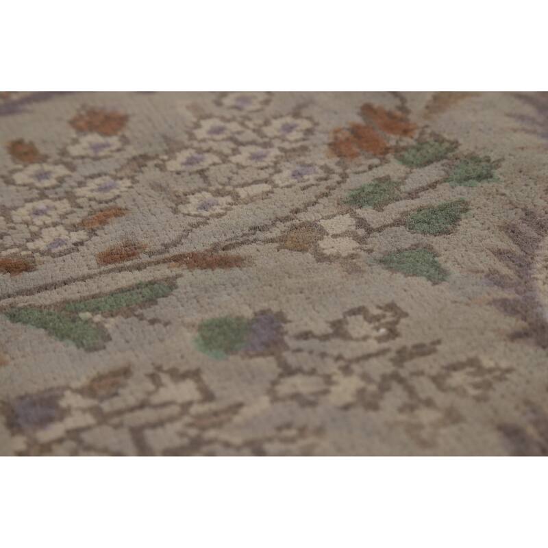 Traditional Tabriz Persian Vintage Area Rug Handmade Wool Carpet - 7'10" x 10'7"