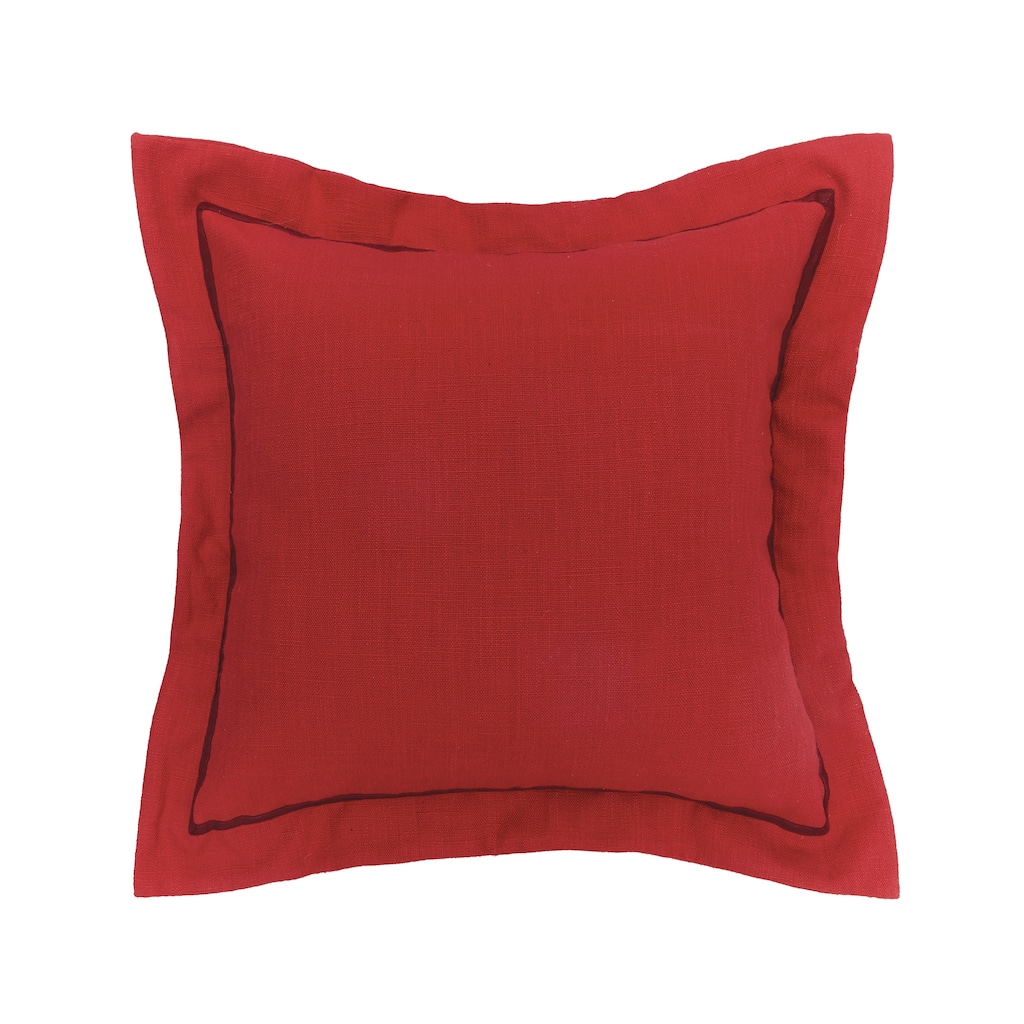 Scarlet Flange 18" x 18" Throw Pillow