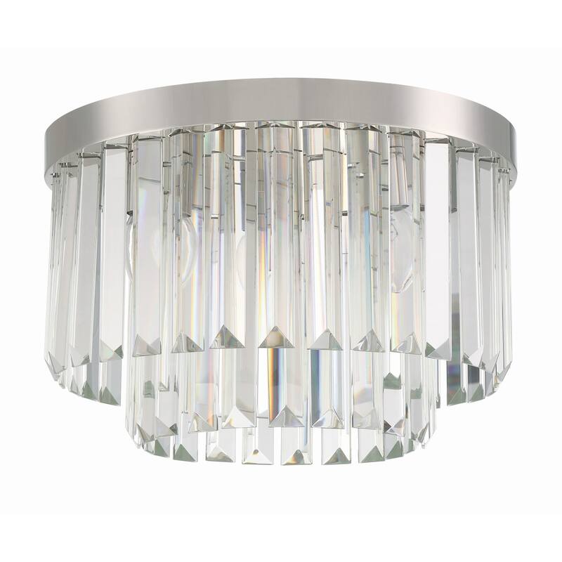 Crystorama Lighting Group HAY-1400 Hayes 4 Light 16" Wide Flush Mount