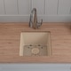 preview thumbnail 25 of 35, Lexicon Drop-In Quartz 16 Inch Single Bowl Kitchen Sink Kit
