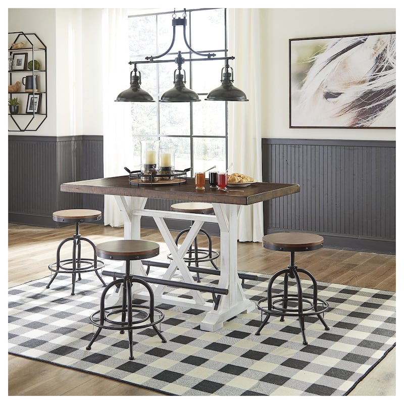 Signature Design by Ashley Lier Swivel Counter Height Stool (Set of 2)