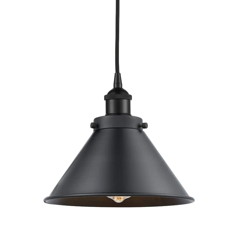 Innovations Lighting 616-1PH-9-10 Briarcliff Pendant Briarcliff 10" - Matte Black