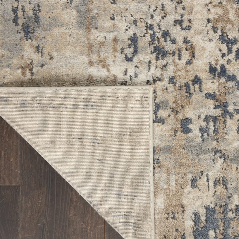 Mepi Power Loomed Abstract Modern Durable Area Rug By HomeRoots - 72' X '26' X '0.32
