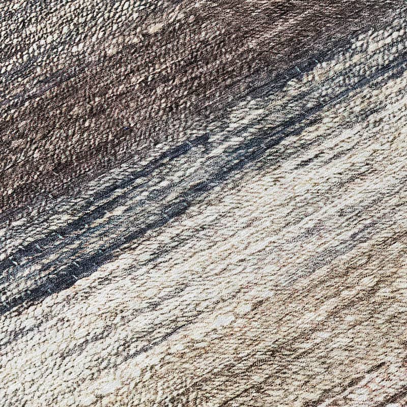 Machine Washable Indoor/ Outdoor Chantille Solid Ombre Rug