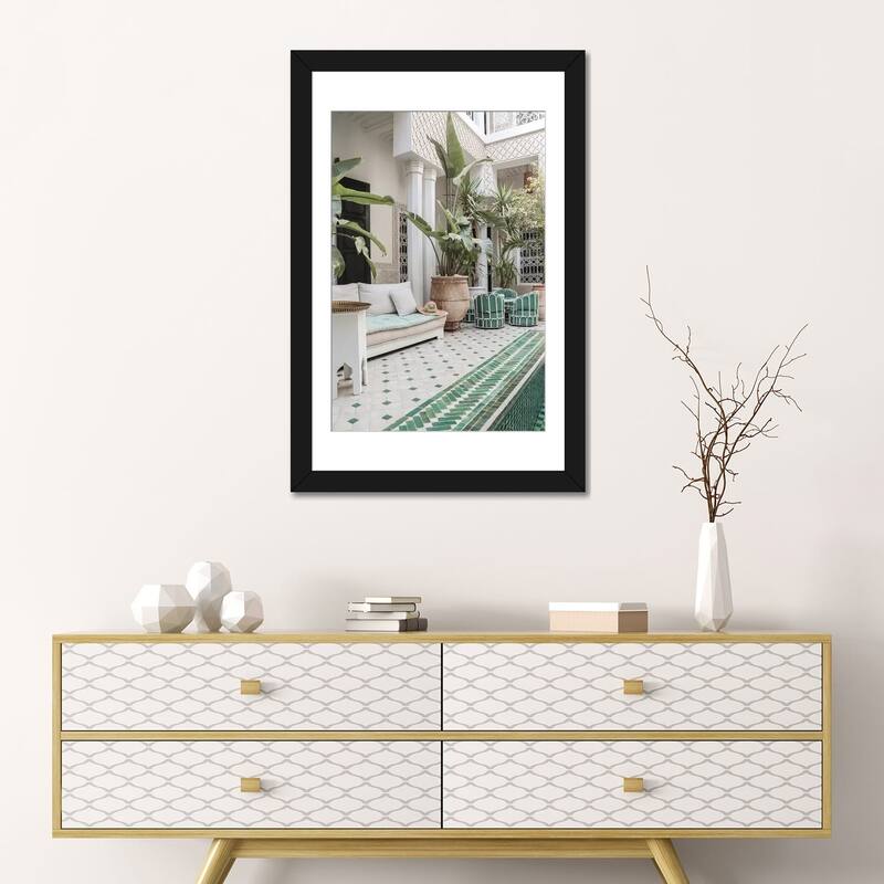 iCanvas "Tropical Riad In Marrakech" by Henrike Schenk PFA